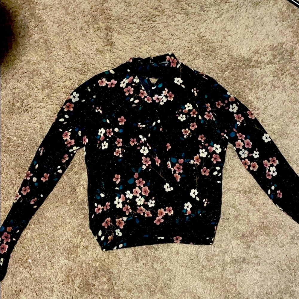 2 sweaters. 1 bodysuit. 1 top. 2 dresses